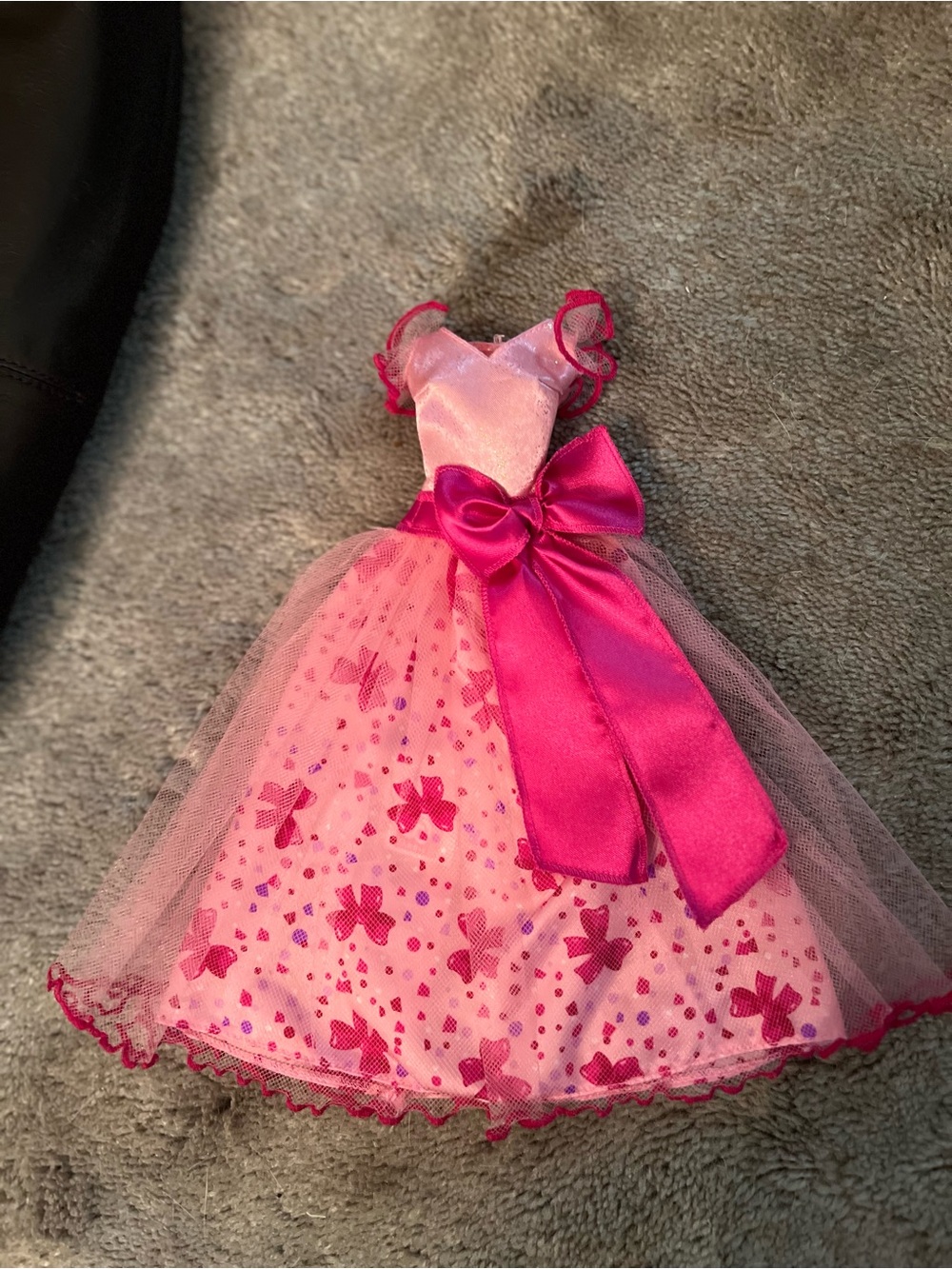 Barbie Hot Pink & Light Pink Tulle Party Gown